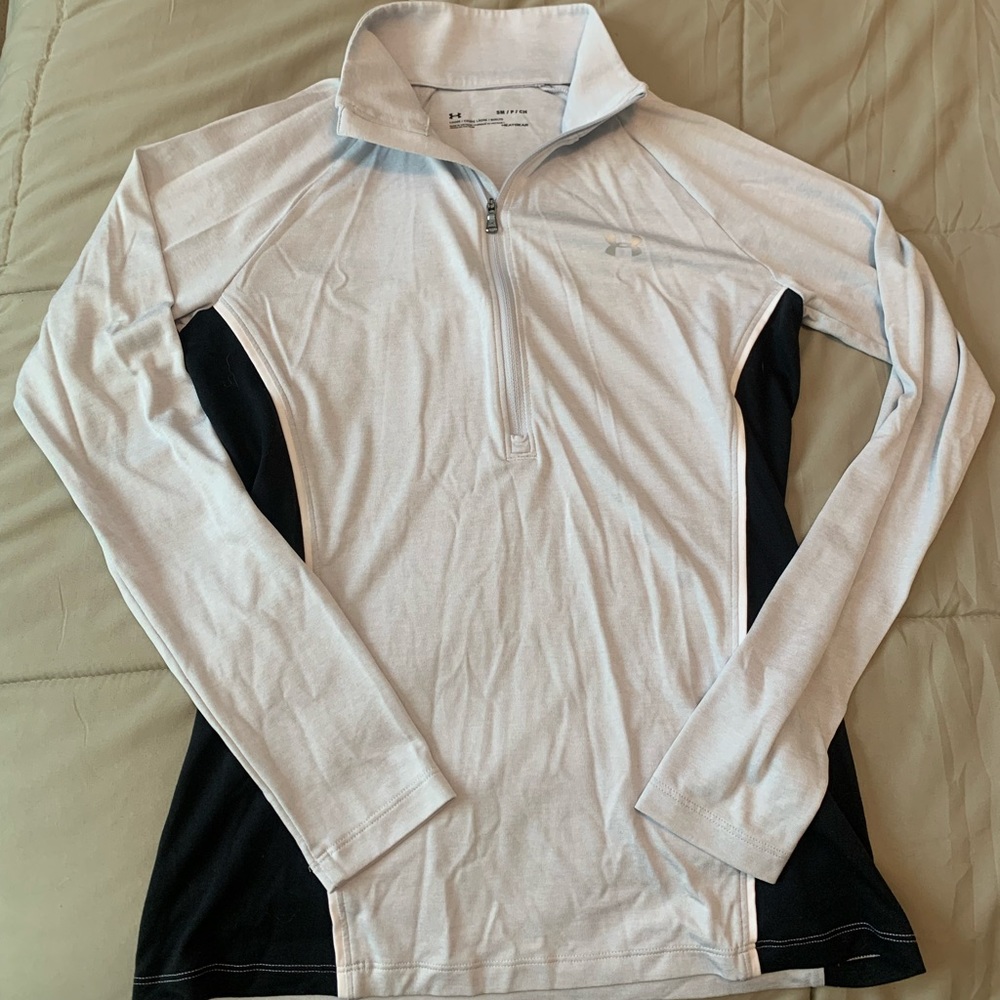 Champion Gray Quarter Zip Workout Top, size S
